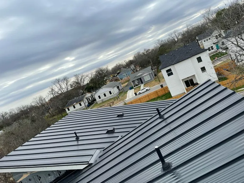 Standing seam metal roof panels with vents for Skylight Repair in Perry Hall